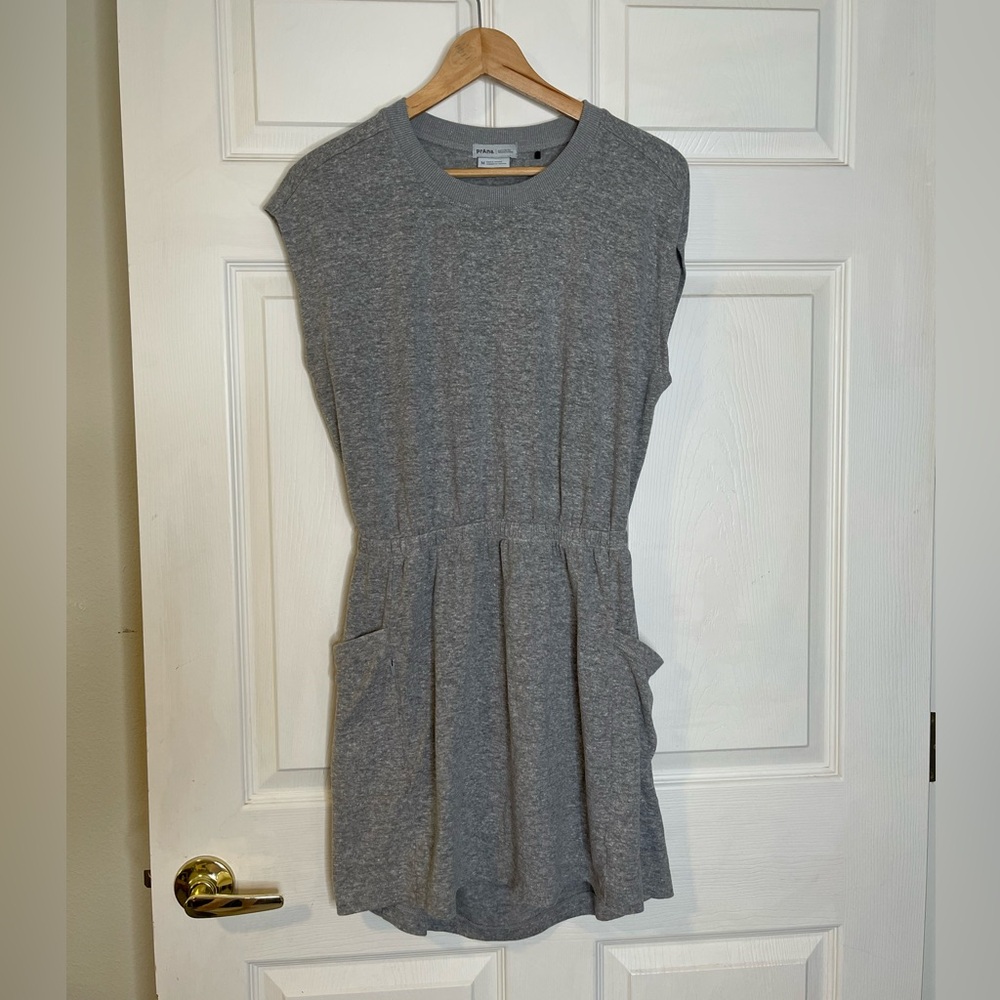 Prana Gray Sleeveless Dress
